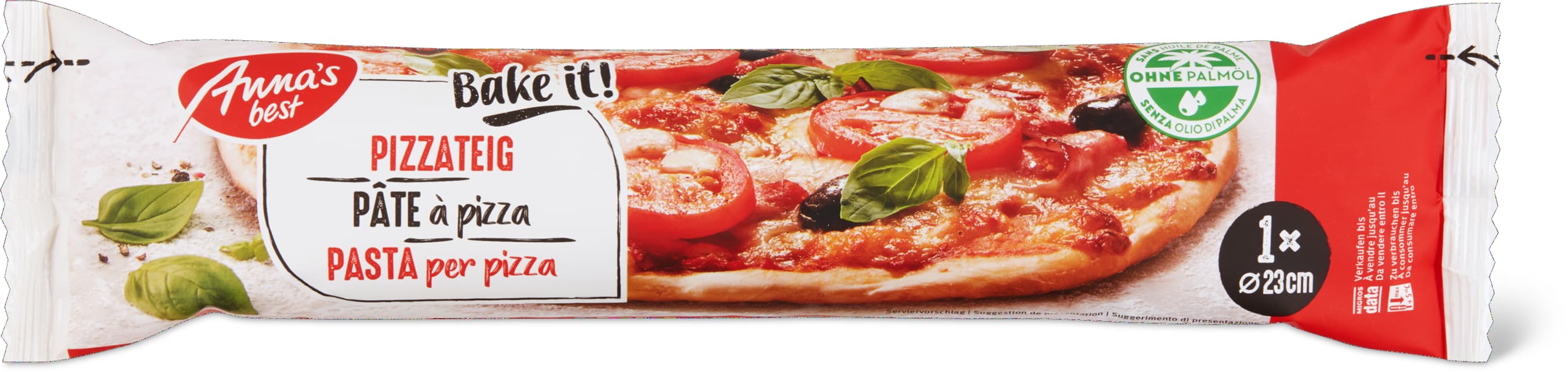Anna's Best Pasta per pizza spianata, rotonda, vegano 260g